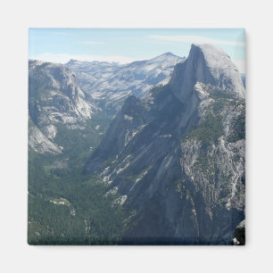 View from Glacier Point in Yosemite National Park Magnet