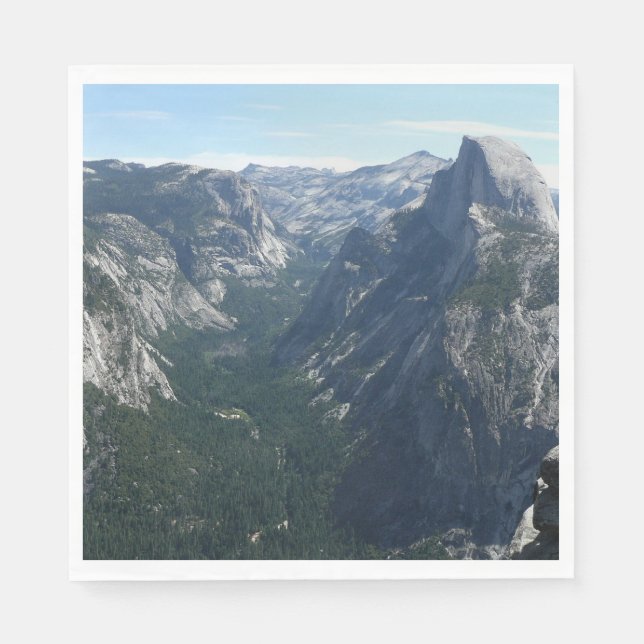 View from Glacier Point in Yosemite National Park Napkin (Front)