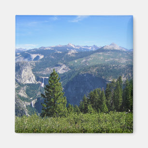 View from Glacier Point, Yosemite, CA Magnet