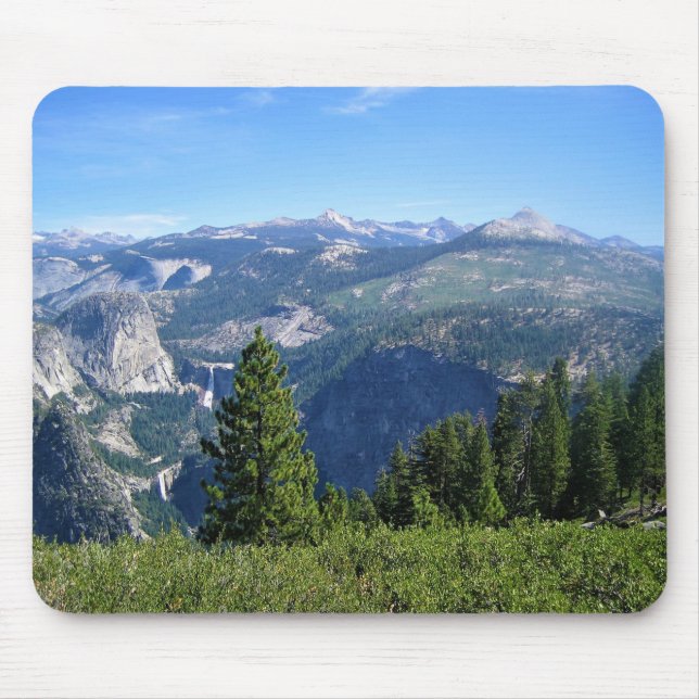 View from Glacier Point, Yosemite, CA Mouse Mat (Front)