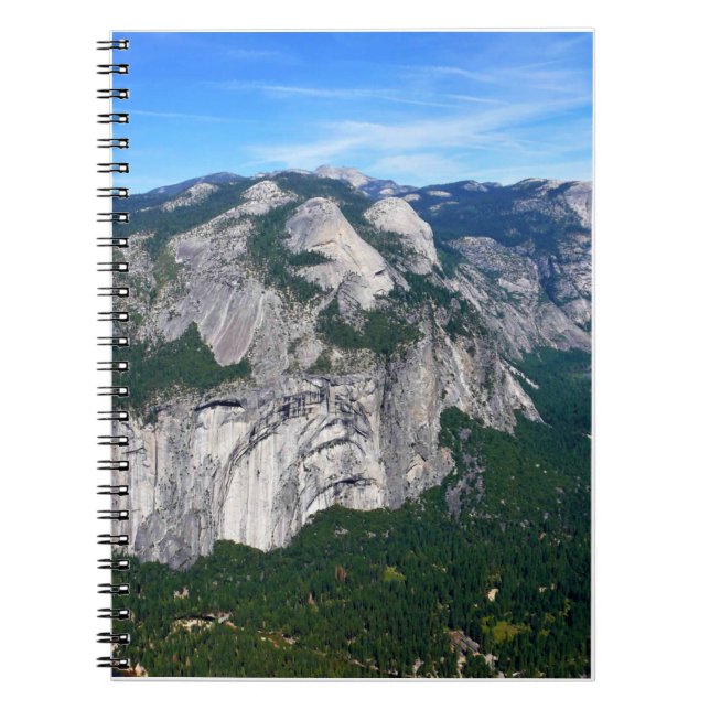 View from Glacier Point, Yosemite, CA Notebook (Front)