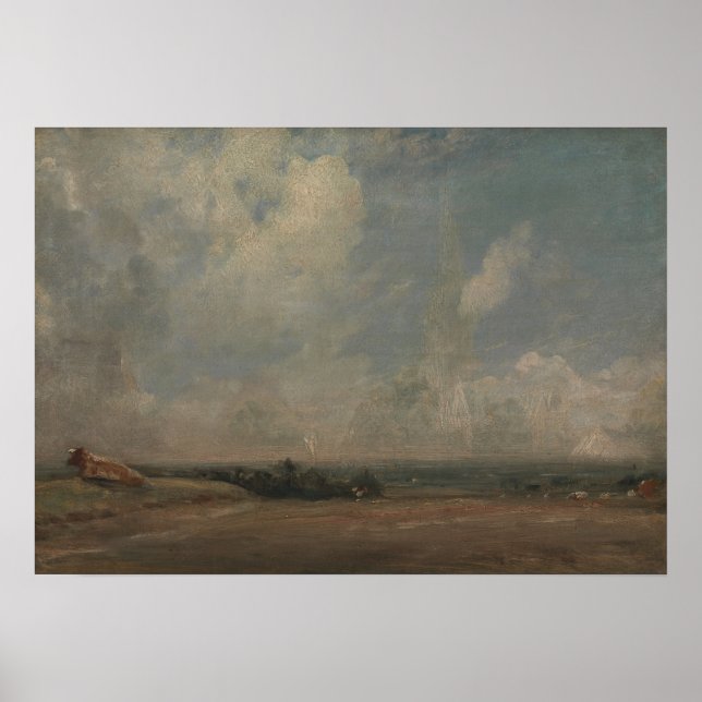 View from Hampstead Heath – Constable Poster (Front)
