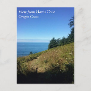 View from Hart's Cove Trail, Oregon Coast Postcard