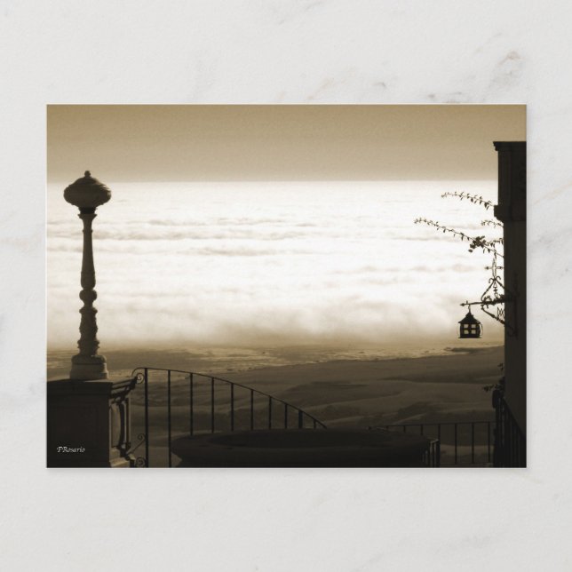 View from Hearst Castle Postcard (Front)