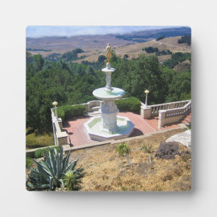 View from Hearst Castle, San Simeon, California Plaque