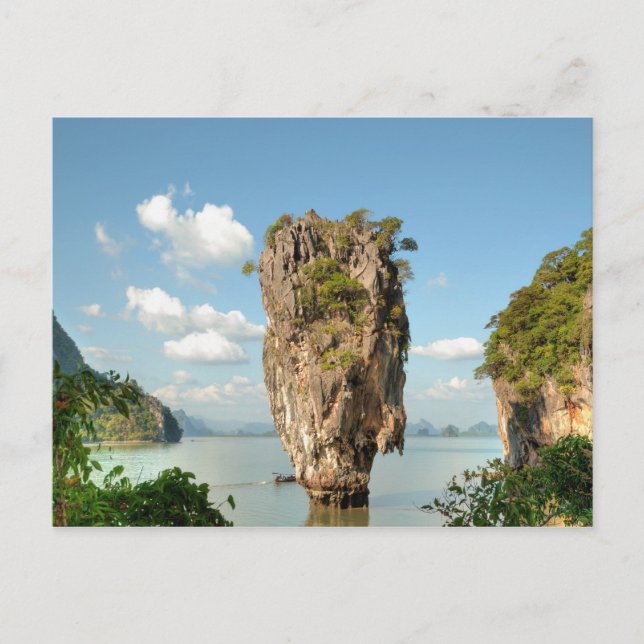 View from hill of Ko Tapu Island in Thailand near Postcard (Front)