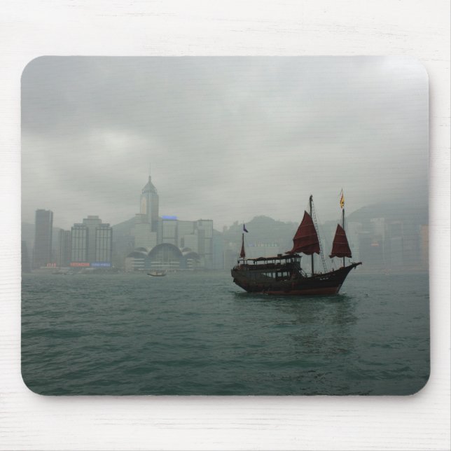 View from Kowloon towards Wan Chai, Hong Kong Mouse Mat (Front)