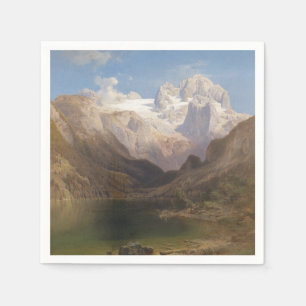 View from Lake Gosau to the Dachstein Napkin