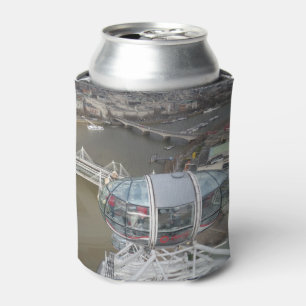 View from London Eye Custom Can Cooler