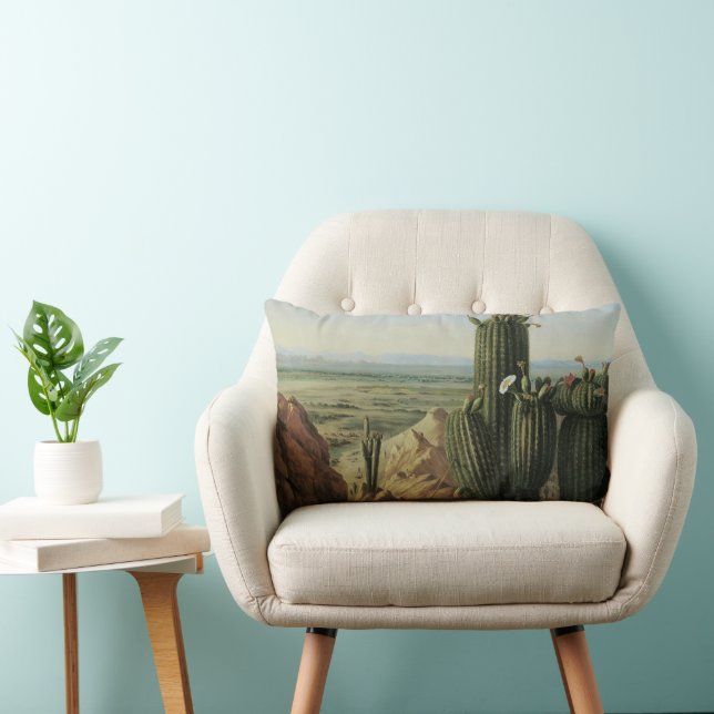 View from Maricopa Mountain Near Rio Gila by Pratt Lumbar Cushion (Chair)