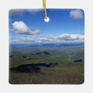 View from Mary's Rock Ceramic Ornament