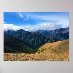 View from Mount Howard Summit, OR Poster