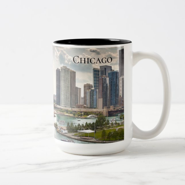 View from Navy Pier - Chicago Photo Mug (Right)