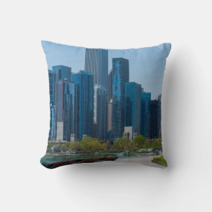 View From Navy Pier Cushion