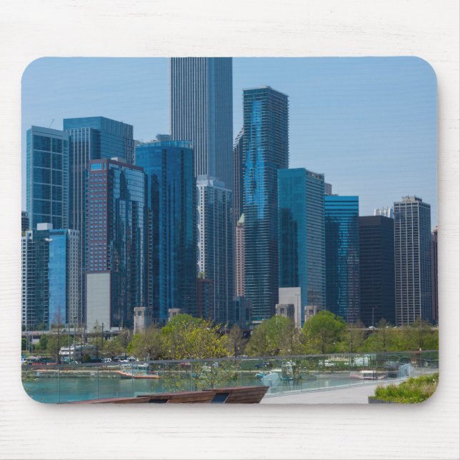 View From Navy Pier Mouse Mat (Front)