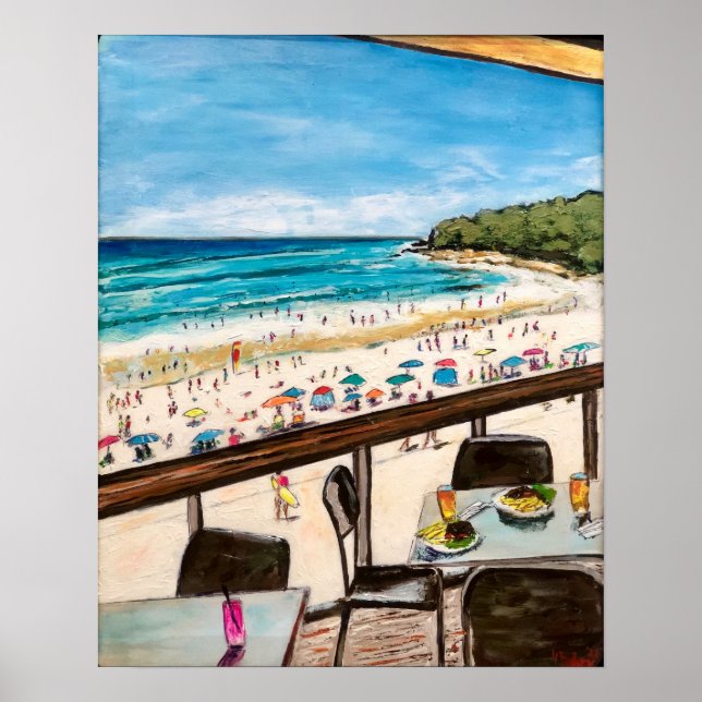 View from Noosa Surf Club  Poster (Front)
