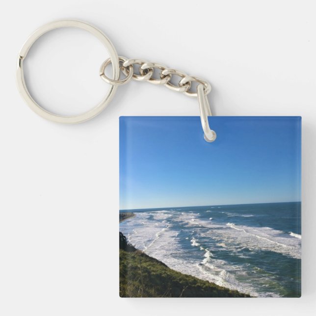View from North Head Lighthouse, Washington Key Ring (Front)
