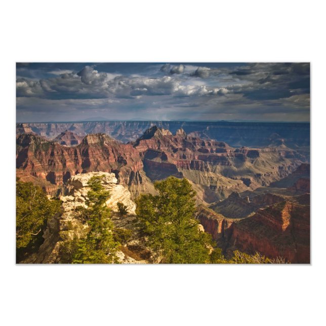 View from North Rim Visitor Centre - Grand Photo Print (Front)