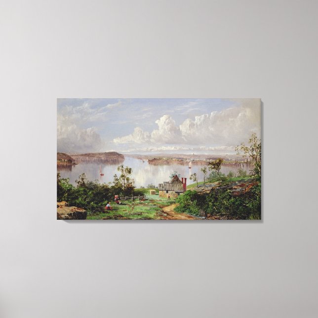 View From Onions Port, Sydney Canvas Print (Front)