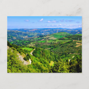 View from Pedrafita do Cebreiro Postcard