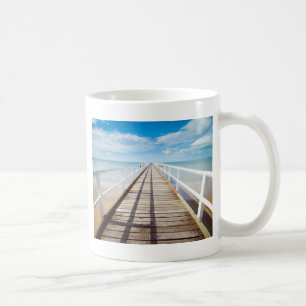 View from Pier Over Sea Coffee Mug