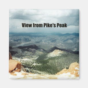 View from Pike's Peak Magnet