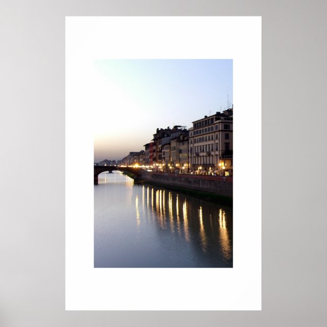 View from Ponte Vecchio Poster (Front)