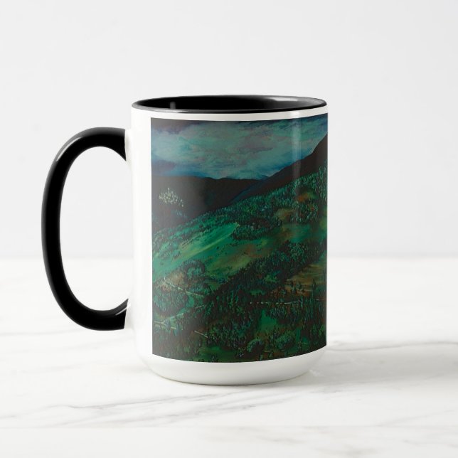 View from San Chirico, Italy Mug (Left)