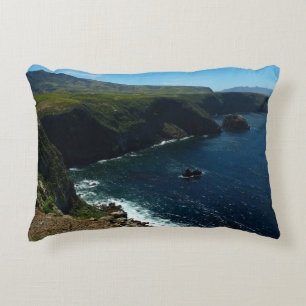 View from Santa Cruz Island in Channel Islands Decorative Cushion