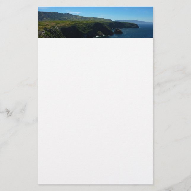 View from Santa Cruz Island in Channel Islands Stationery (Front)