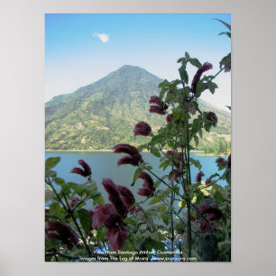 View from Santiago Atitlan, Guatemala Poster