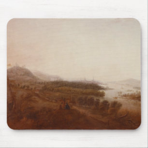 View from Schloss Sanssouci, Potsdam, 1750 Mouse Mat