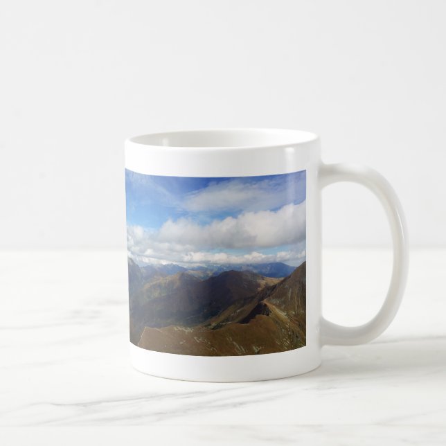 View from Starorobocianski Wierch Tatras Mug (Right)