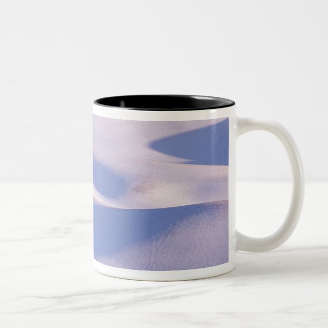 View from Steptoe Butte of rolling hills covered 2 Two-Tone Coffee Mug (Right)
