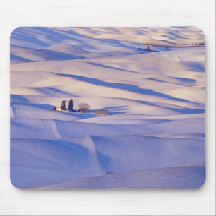 View from Steptoe Butte of rolling hills Mouse Mat