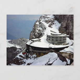 View from summit, Mt. Pilatus, Switzerland Europe Postcard