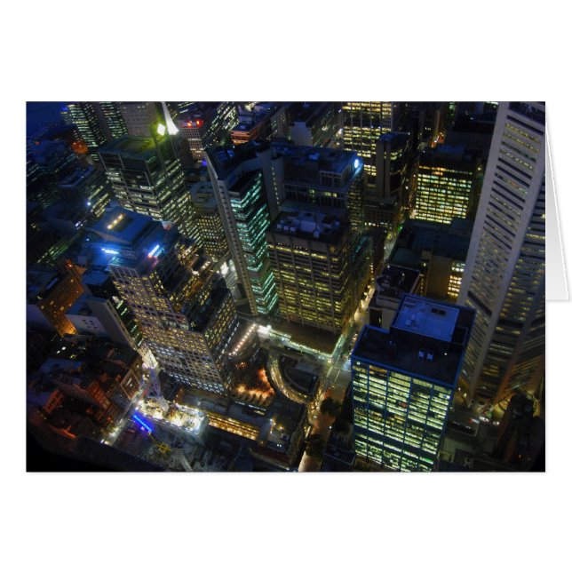 View From Sydney Tower Card (Front Horizontal)