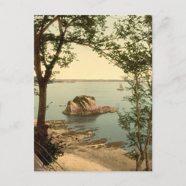 View from Tenby, Pembrokeshire, Wales Postcard (Front)