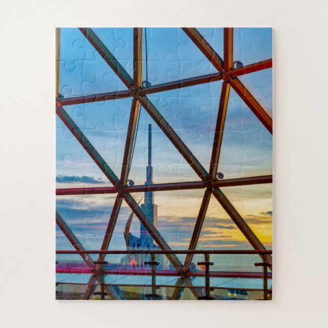 View from the Alphabet Tower Jigsaw Puzzle (Vertical)