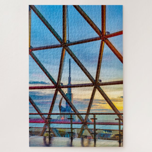 View from the Alphabet Tower Jigsaw Puzzle (Vertical)