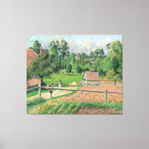 View from the Artist's Window Camille Pissarro   Canvas Print