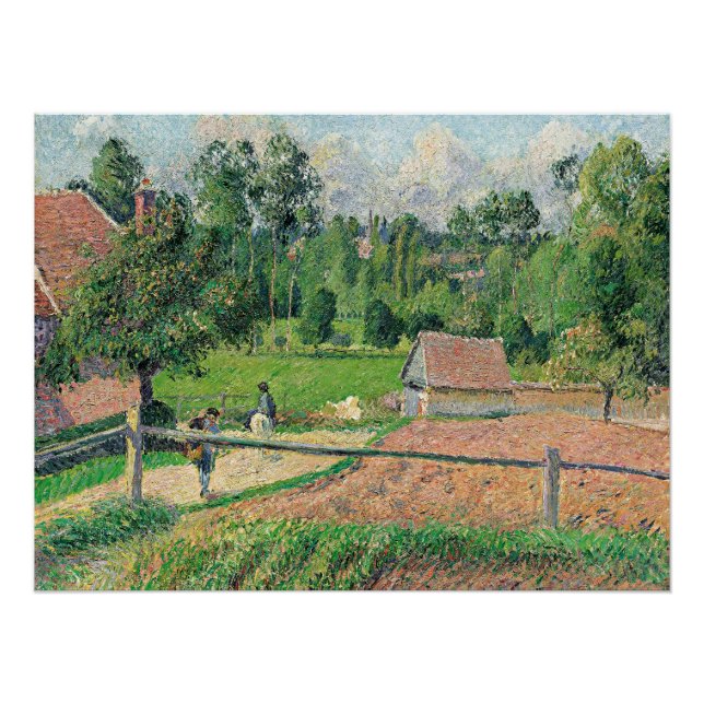 View from the Artist's Window Camille Pissarro   Poster (Front)
