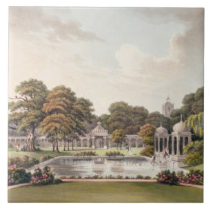 View from the dome, Brighton Pavilion, engraved by Tile
