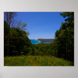 View from the Empire Bluffs Trail, Michigan Poster