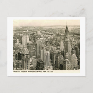 View from the Empire State Bldg., New York Vintage Postcard