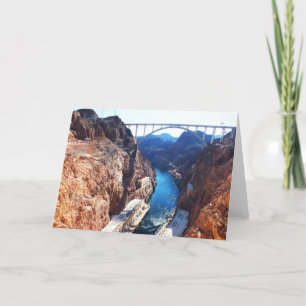 View from the Hoover Dam, Nevada Holiday Card