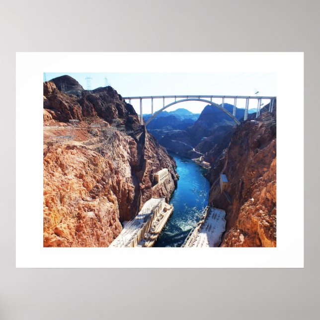 View from the Hoover Dam Poster (Front)