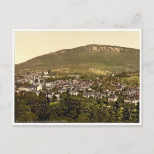 View from the Leopoldshoehe, Baden-Baden, Baden, G Postcard