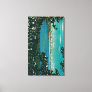 View from the Mt. Rose HighwayLake Tahoe, CA Canvas Print