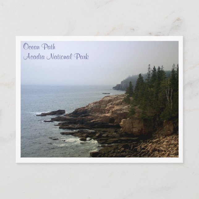 View from the Ocean Path Postcard (Front)